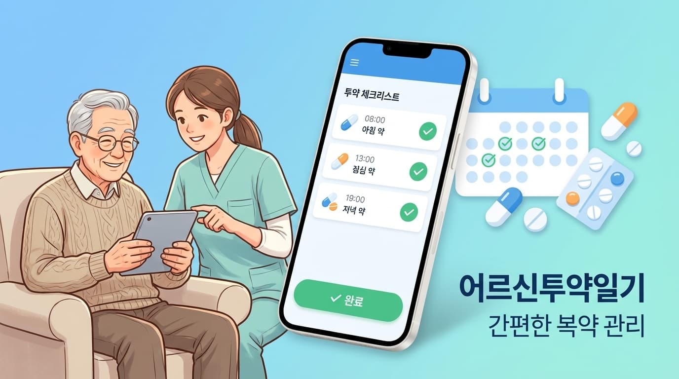 어르신 투약일지 대표 이미지